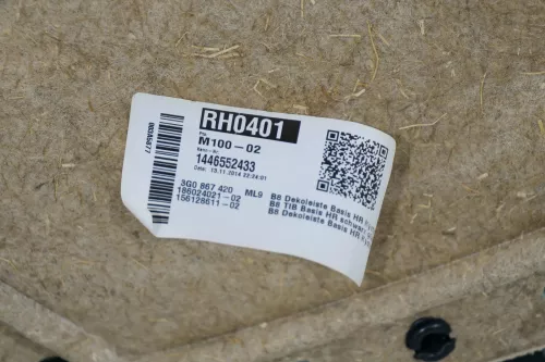 Passat 3C 3G B8 Türverkleidung Verkleidung Tür hinten rechts schwarz (200650)