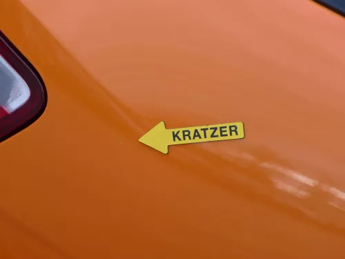 Seat Ibiza 6J Heckklappe Klappe hinten 2/3-Türer orange LP2C Spoiler mit Scheibe (200652)