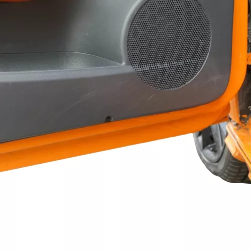 1x Ibiza 6J Türverkleidung Verkleidung Tür vorne links 2/3-Türer karbonschwarz (200661)