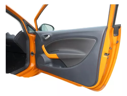 1x Ibiza 6J Türverkleidung Verkleidung Tür vorne rechts 2/3-Türer karbonschwarz (200662)