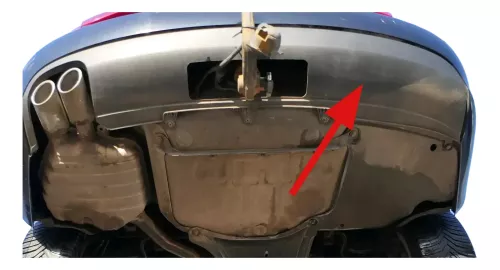 Audi A4 8K B8 Avant nur Spoiler für Stoßstange hinten Heckstoßstange Lippe AHK (200731)