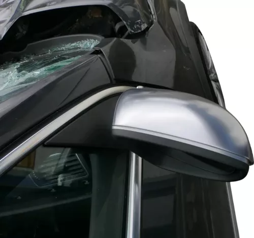 Passat 3C B7 elektrischer Spiegel Außenspiegel rechts Glas silber Alltrack (200845)