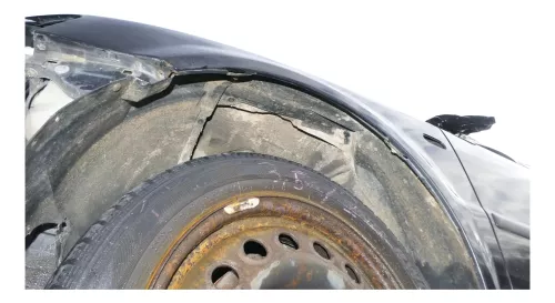 VW Passat 3B Kotflügel vorne links schwarz LC9Z (200856)