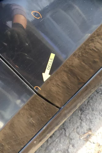 A4 B8 8K Kombi Avant Tür hinten links schwarz LZ9Y ohneAnbauteile (200729)