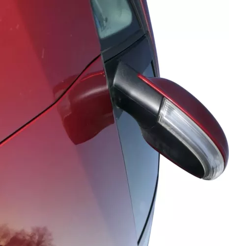 VW Golf 5+6 5M1 Plus elektrischer Spiegel Außenspiegel links rot LA3X Blinker (200959)