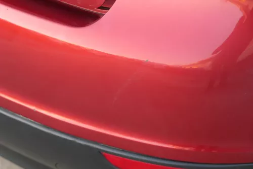 Golf Plus 5 5M1 Stoßstange hinten Heckstoßstange Stoßfänger rot LA3X (200967)