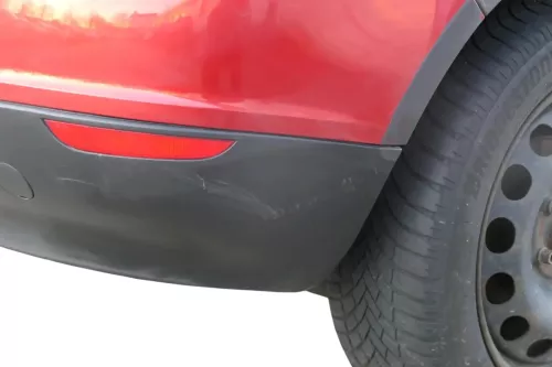 Golf Plus 5 5M1 Stoßstange hinten Heckstoßstange Stoßfänger rot LA3X (200967)