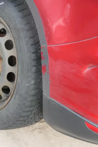 Golf Plus 5 5M1 Stoßstange hinten Heckstoßstange Stoßfänger rot LA3X (200967)