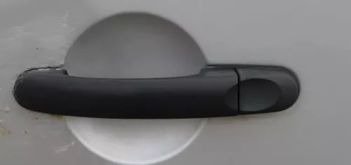 Caddy 2K Türschloß Tür Türgriff Schloß hinten links Schiebetür Lagerbügel