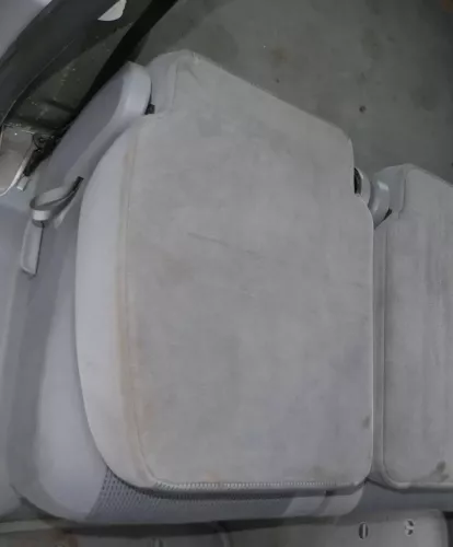 Caddy 3 2K Sitz Rücksitz hinten rechts 1.Sitzreihe grau (hinterm Beifahrersitz) (201014)