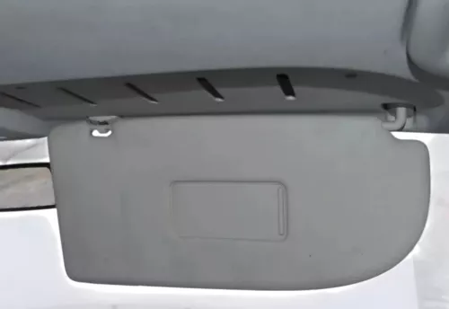 VW Caddy 3 2K Sonnenblenden Sonnenblende grau rechts 2K0857552D Spiegel (109274)