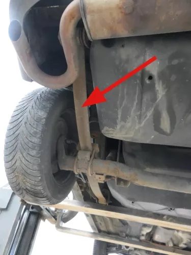 1x VW Caddy 2K Achse hinten Hinterachse Federn Blattfeder Blattfedern Erdgas (201079)