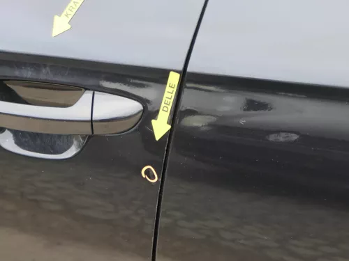 VW Passat 3C Kombi o. Limous Tür vorne links Fahrer schwarz LC9X -ohneAnbauteilr (201092)