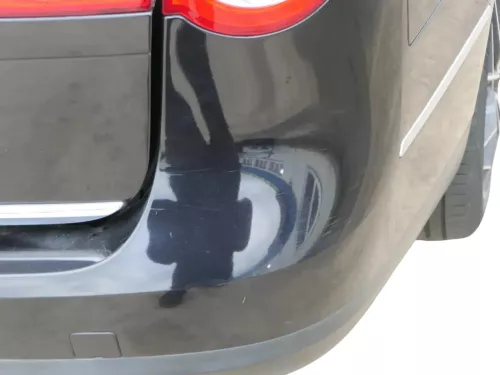 VW Passat 3C Kombi Stoßstange hinten Heckstoßstange schwarz LC9X Stoßfänger (201097)