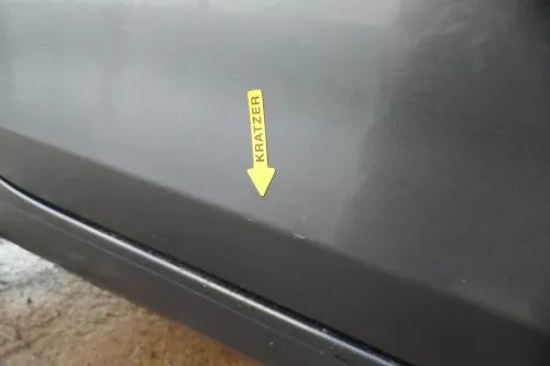 Golf 6 5K Tür hinten rechts LC5F grau blau ohne Anbauteile 4/5 Türer (201153)