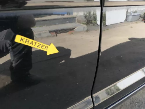 VW Touran 1T 1T3 Tür hinten rechts schwarz LC9X  - ohne Anbauteile (201214)