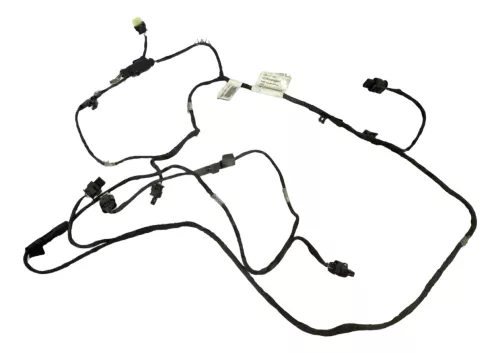 6x VW Tiguan Einparkhilfe PDC + Kabelbaum Parksensoren blau LH5X vorne (201220)