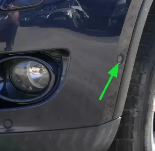 6x VW Tiguan Einparkhilfe PDC + Kabelbaum Parksensoren blau LH5X vorne (201220)