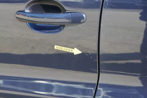 VW Tiguan 5N Tür Fahrertür vorne links blau LH5X (201226)