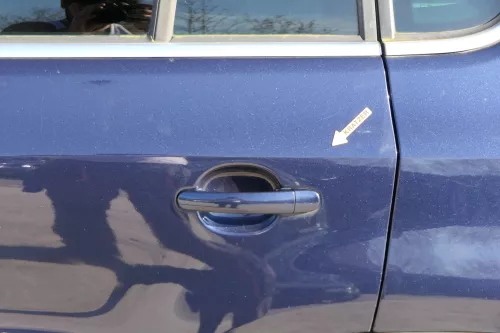 VW Tiguan 5N Tür hinten links blau LH5X (201229)