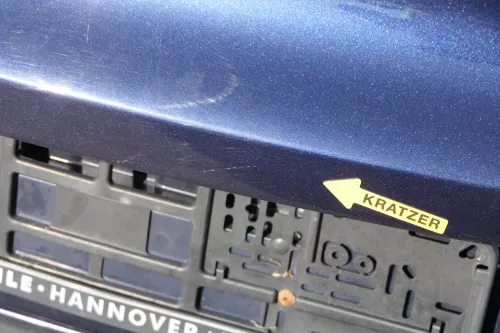 VW Tiguan Heckklappe hinten Kofferraumklappe mit Scheibe blau LH5X (201241)