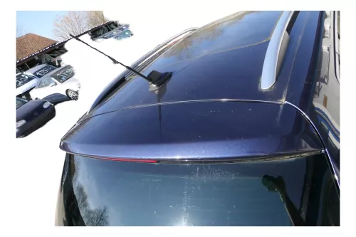 VW Tiguan Heckklappe hinten Kofferraumklappe mit Scheibe blau LH5X (201241)