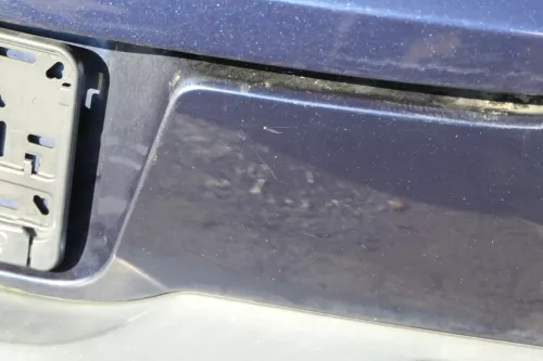 Tiguan 5N Facelift Stoßstange hinten Heckstoßstange Stoßfänger blau LH5X für PDC (201242)