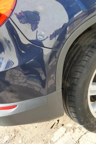 Tiguan 5N Facelift Stoßstange hinten Heckstoßstange Stoßfänger blau LH5X für PDC (201242)