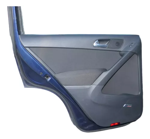 VW Tiguan 5N 1x Türverkleidung Verkleidung Tür hinten links schwarz (201264)