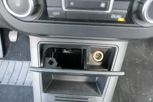 VW Tiguan 5N Mittelkonsole Verkleidung Ablage schwarz Aschenbecher 5N1857961A (201282)