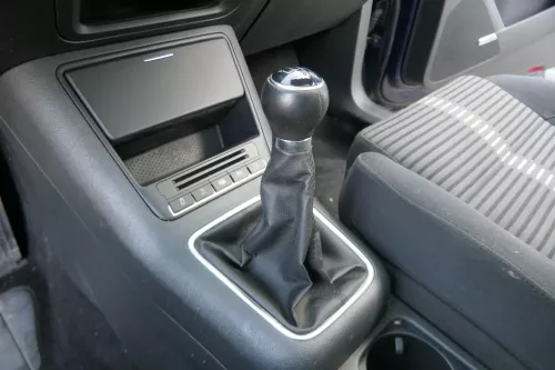 VW Tiguan 5N Schaltknauf Schaltsack Schaltung Schaltknüppel 6-Gang Leder (201283)