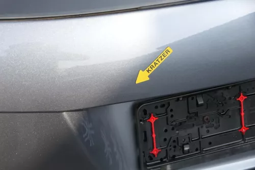 Golf 5 6 Kombi Variant AJ5 hinten Heckklappe mit Scheibe Deckel grau LD7X (201377)