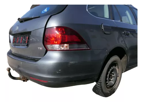 VW Golf 5 + 6 Kombi Avant Stoßstange hinten Heckstoßstange grau LD7X Spoiler PDC (201384)