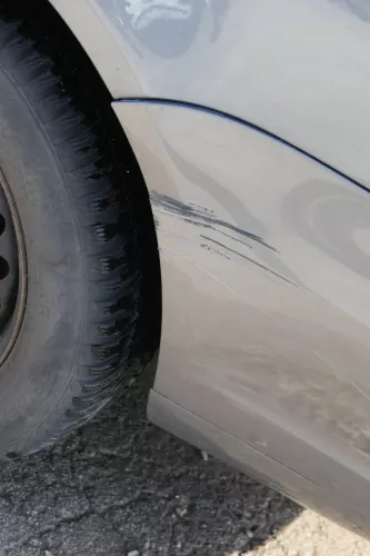 VW Golf 5 + 6 Kombi Avant Stoßstange hinten Heckstoßstange grau LD7X Spoiler PDC (201384)