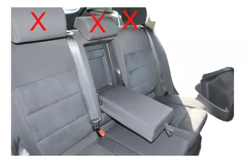 VW Golf AJ5 5+6 Variant Kombi Sitz Sitze hinten Rückbank Rücksitzbank Gurt Iso f