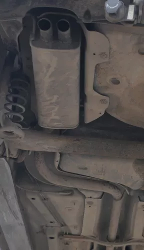 VW Polo 9N Ibiza 6L Auspuff Endschalldämpfer hinten TDI + Rohr ASZ 96kw