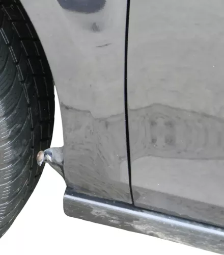 Seat Leon 1P Kotflügel vorne links schwarz LC9Z metallic (201429)