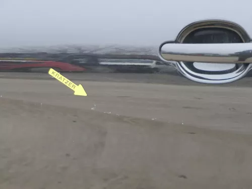 Seat Leon 1P Tür vorne links Fahrertür schwarz LC9Z metallic ohne Anbauteile (201435)