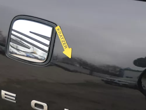 Seat Leon 1P Heckklappe Klappe hinten Kofferraumklappe schwarz LC9Z + Scheibe (201438)