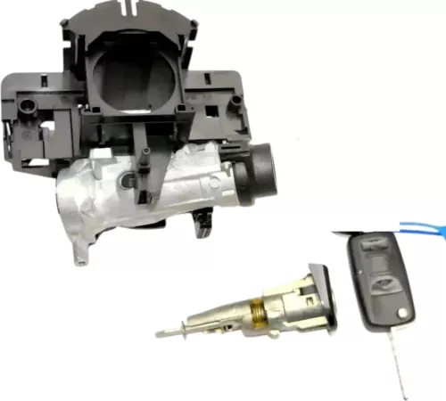 Seat Leon 1P Zündschloß Schloß Zündung 1x Schlüssel + 1x Türschloß Tür