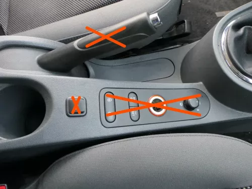 Seat Leon 1P Mittelkonsole Mitteltunnel um Schaltung 1P0863241C Konsole