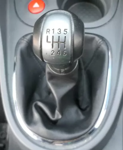 Seat Leon 1P Schaltknauf Schaltsack Schaltung Schaltknüppel 6-Gang (Leder)schwar (201468)