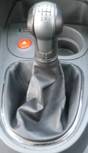 Seat Leon 1P Schaltknauf Schaltsack Schaltung Schaltknüppel 6-Gang (Leder)schwar