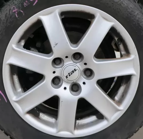 1x Felge Alufelge Alu VW Golf 5 Touran 7jx16 H2 ET49  RIAL KBA 45567   3