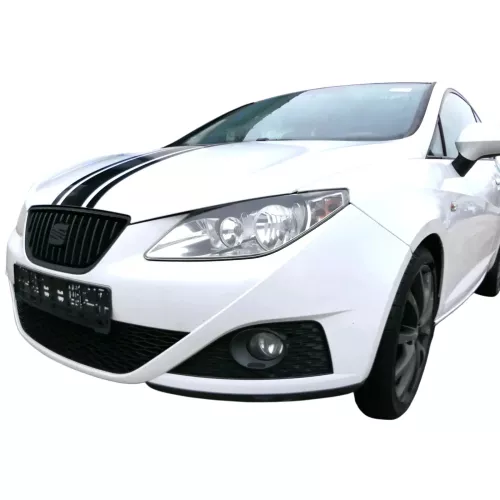 Seat Ibiza 6J Stoßstange Frontstoßstange vorne weiß LB9A 6J0807217H Spoiler (201538)