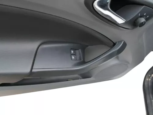 1x Ibiza 6J Türverkleidung Verkleidung Tür vorne links 2/3-Türer grau/schwarz (201556)