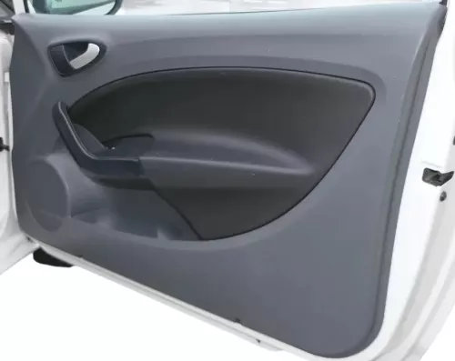 1x Ibiza 6J Türverkleidung Verkleidung Tür vorne rechts 2/3-Türer grau/schwarz (201557)
