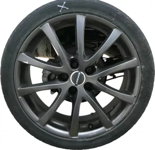 1x Felge Alufelge Golf 4 Polo Borbet 7J x 17 Zoll H2 K1 LV5 70737 KBA 47117 -HR