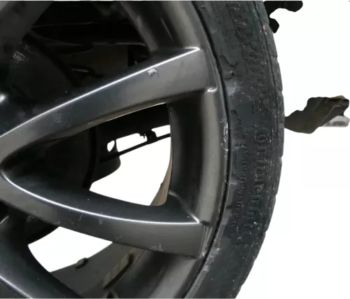 1x Felge Alufelge Golf 4 Polo Borbet 7J x 17 Zoll H2 K1 LV5 70737 KBA 47117 -HR (201596)