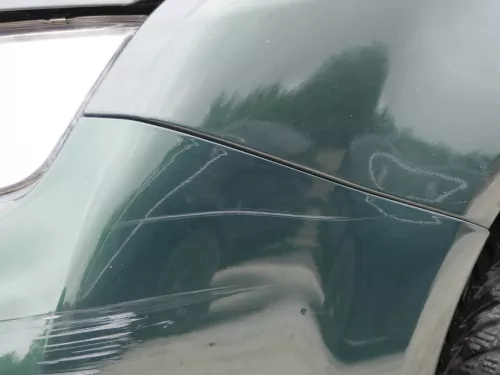 Fabia 6Y Stoßstange Stoßfänger vorne grün LF8C - Gitter (201600)